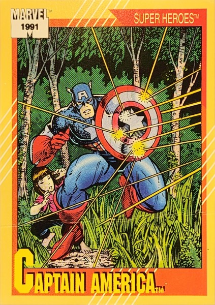 1991 Marvel Universe Series I #54 Captain America