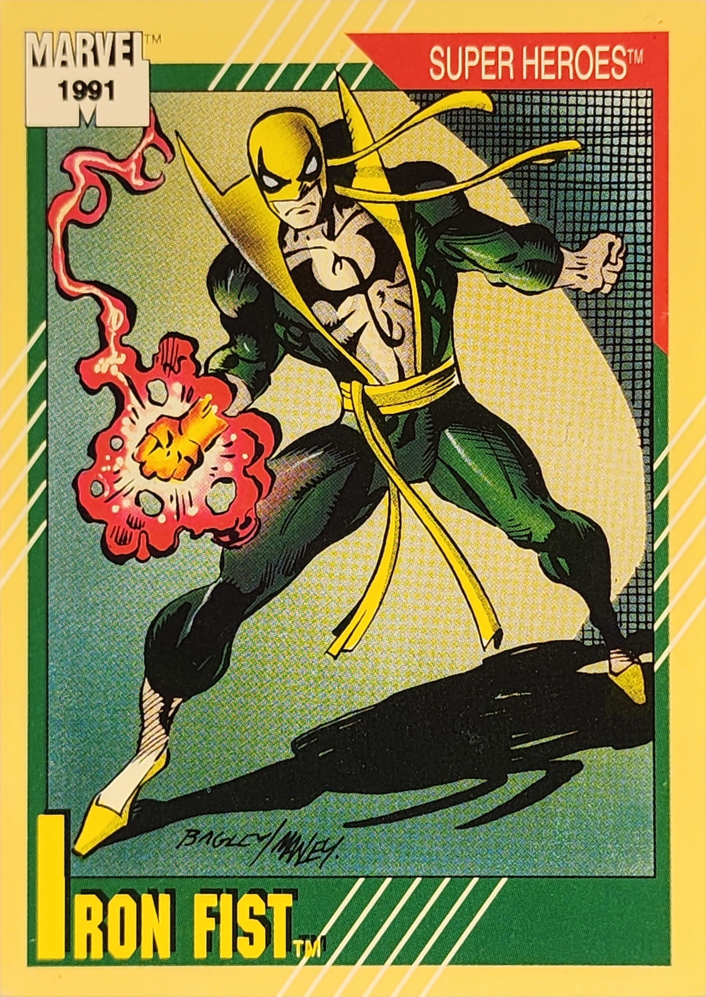 1991 Marvel Universe Series I #28 Iron Fist