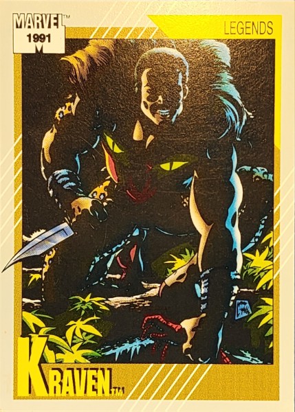 1991 Marvel Universe Series II #143 Kraven the Hunter