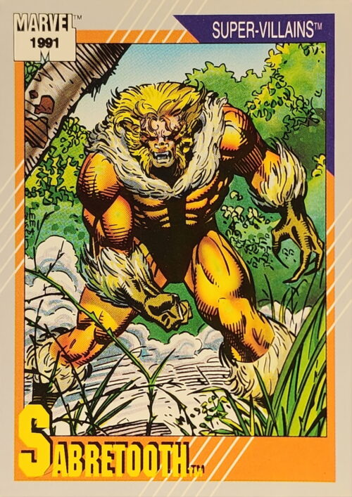1991 Marvel Universe Series I #56 Sabretooth