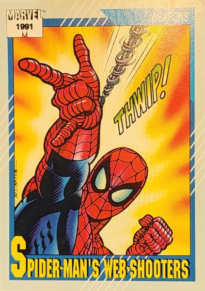 1991 Marvel Universe #131 Spider-Man’s Web-Shooters