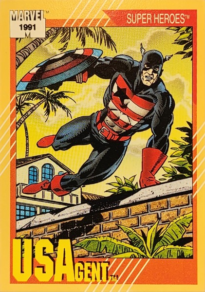 1991 Marvel Universe Series I #35 USAgent