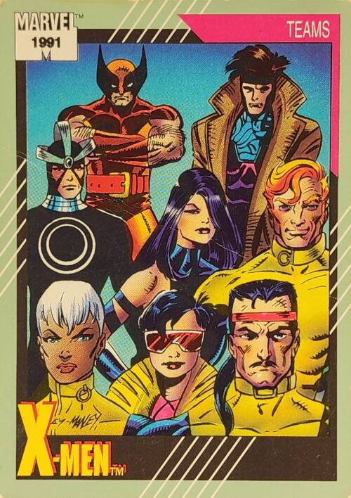 1991 Marvel Universe Series I #153 X-Men Team